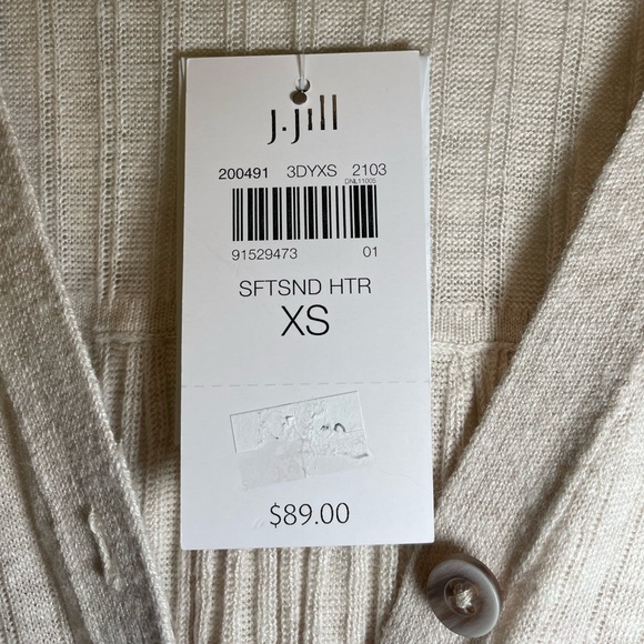 NWT J.Jill Long Cardigan Size XS - Picture 3 of 10
